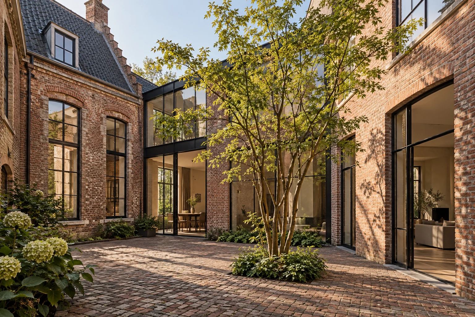 Architectonische ontwerpvisualisatie voor wooninspiratie